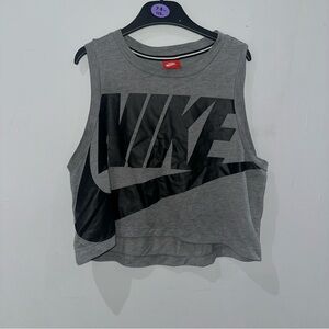 Nike Women's Gray crop Top
